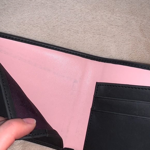 Folded wallet. Genuine leather. - Picture 4 of 5